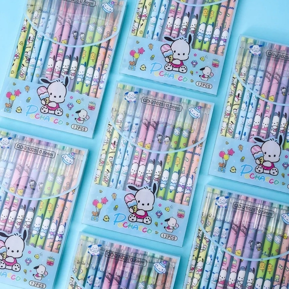 12pc SANRIO NEEDLEPOINT PEN SET (SELECT CHARACTERS) - Picture 6 of 7